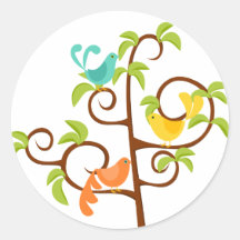 Birds of a Tree Stickers