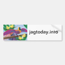 Birds of Paradise Bumper Sticker