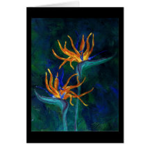 Birds of Paradise Greeting Card