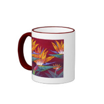 Birds Of Paradise Tropical Flower - Multi Coffee Mug