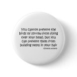 Birds of Sorrow quote buttons
