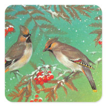 Birds of Winter Sticker