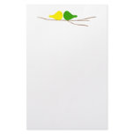 Birds on a Branch Custom Stationery