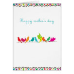 birds on a line greeting cards