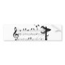Birds on a Score sticker Bumper Sticker