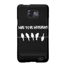 Birds on a wire – dare to be different (black) galaxy SII cases