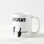 Birds on a wire – dare to be different coffee mug