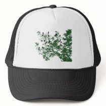 Birds on tree hat