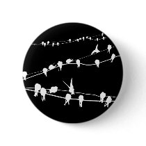 Birds Relaxing b Pinback Button