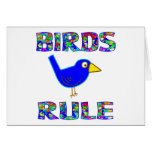 BIRDS RULE GREETING CARDS