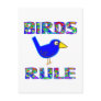 BIRDS RULE POST CARD