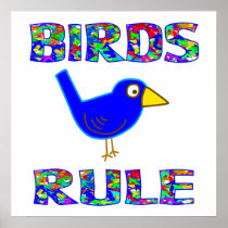 BIRDS RULE Poster