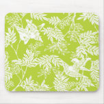 Birds with Leaves and Berries Mousepad