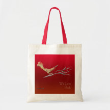 Birdsketch 02 tote bags