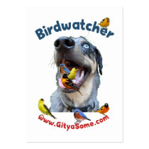 Birdwatcher Dog Business Cards