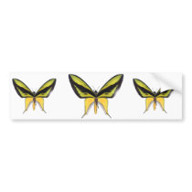 BirdWingX Butterfly Bumper Sticker