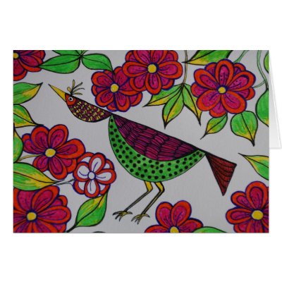birdy card by linsads