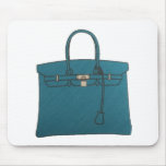 Birkin Tote Bag Blue Mousepad