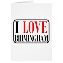 Birmingham, Alabama City Design Greeting Cards