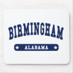 Birmingham Alabama College Style t shirts Mousepad