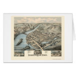 Birmingham, CT Panoramic Map - 1876 Cards