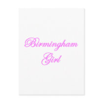 Birmingham Girl Post Cards