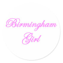 Birmingham Girl Sticker