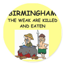 BIRMINGHAM ROUND STICKER