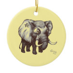 Biro Ornament Yellow 2