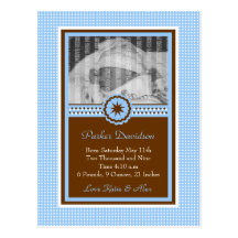 Birth Annoucement Postcard :: Polk A Dots 2