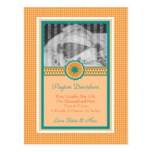 Birth Annoucement Postcard :: Polk A Dots 2