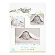Birth Announcement - Baby Boy