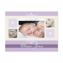 BIRTH ANNOUNCEMENT :: flourish1 - girl