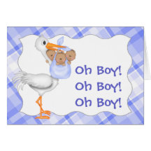 Birth Announcement for Triplets Card