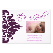 Birth Announcement - Girl