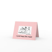 Birth Announcement- Girl - Vintage Greeting Card