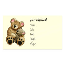 Birth Announcement Profile Card