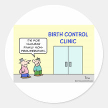 birth control nuclear family nonproliferation stickers