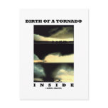 Birth Of A Tornado Inside (Meteorology) Postcard
