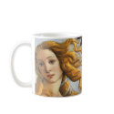 Birth of Venus detail, Botticelli mugs