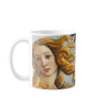 Birth of Venus detail, Botticelli mugs