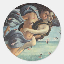 Birth of Venus, Detail - Mythological Couple Stickers