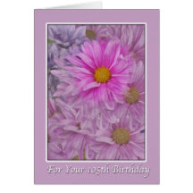 Birthday, 105th, Daisies Greeting Card