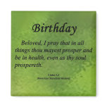 Birthday 3 John 1-2 magnets