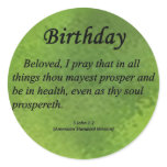 Birthday 3 John 1-2 Stickers