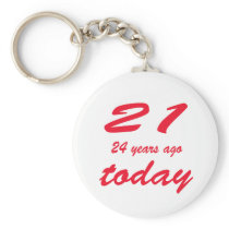 birthday 45 key chains
