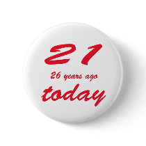 birthday 47 pinback button