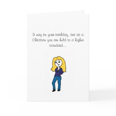 Birthday Advice Greeting Card by Miskela