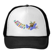 Birthday Aeroplane Monkey Mesh Hats