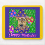 Birthday Airedale Mouse Mat